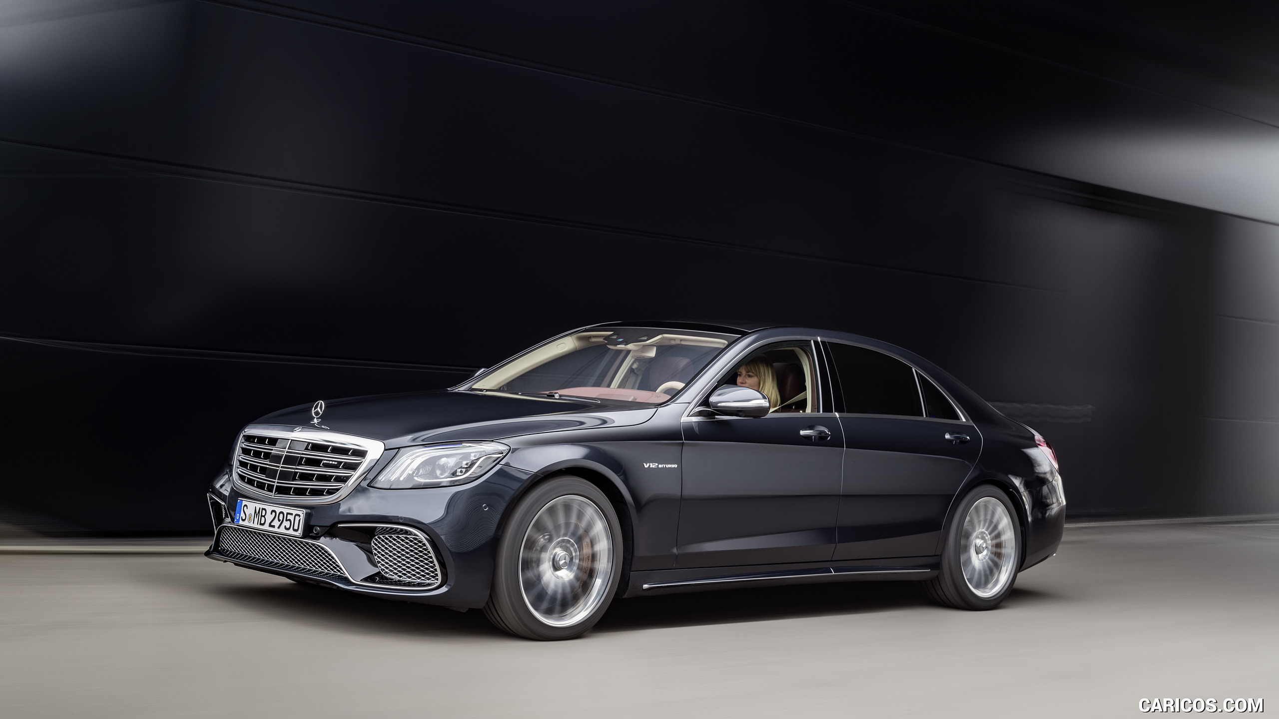 2018 Mercedes-AMG S65 (Color: Anthracite Blue) - Front Three-Quarter, #2 of 41