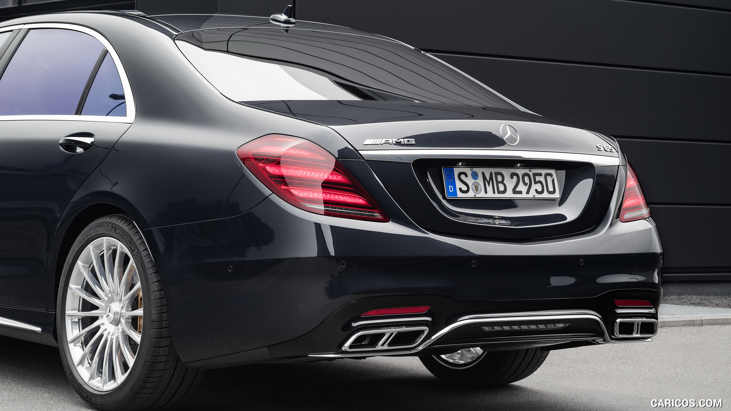 2018 Mercedes-AMG S65 (Color: Anthracite Blue) - Rear, #13 of 41