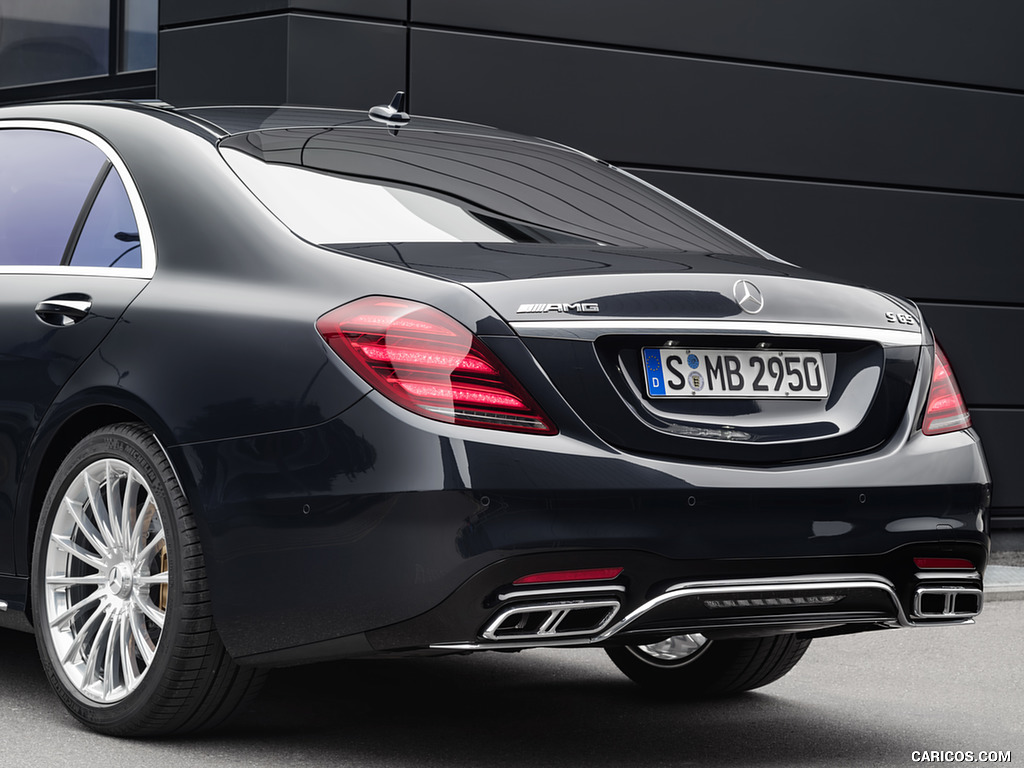 2018 Mercedes-AMG S65 (Color: Anthracite Blue) - Rear