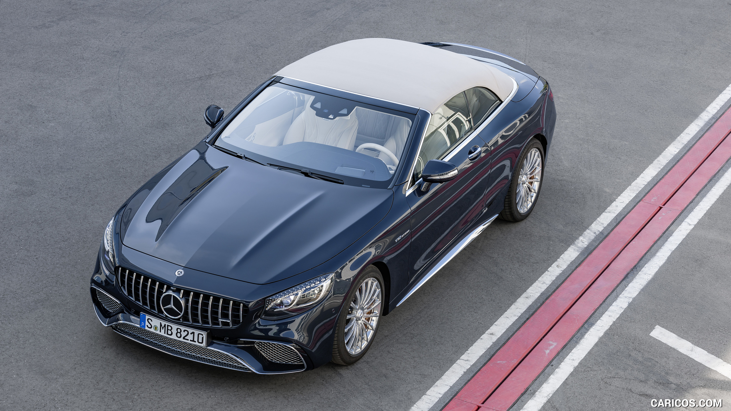 2018 Mercedes-AMG S65 Cabriolet (Color: Anthracite Blue Metallic) - Top, #11 of 29
