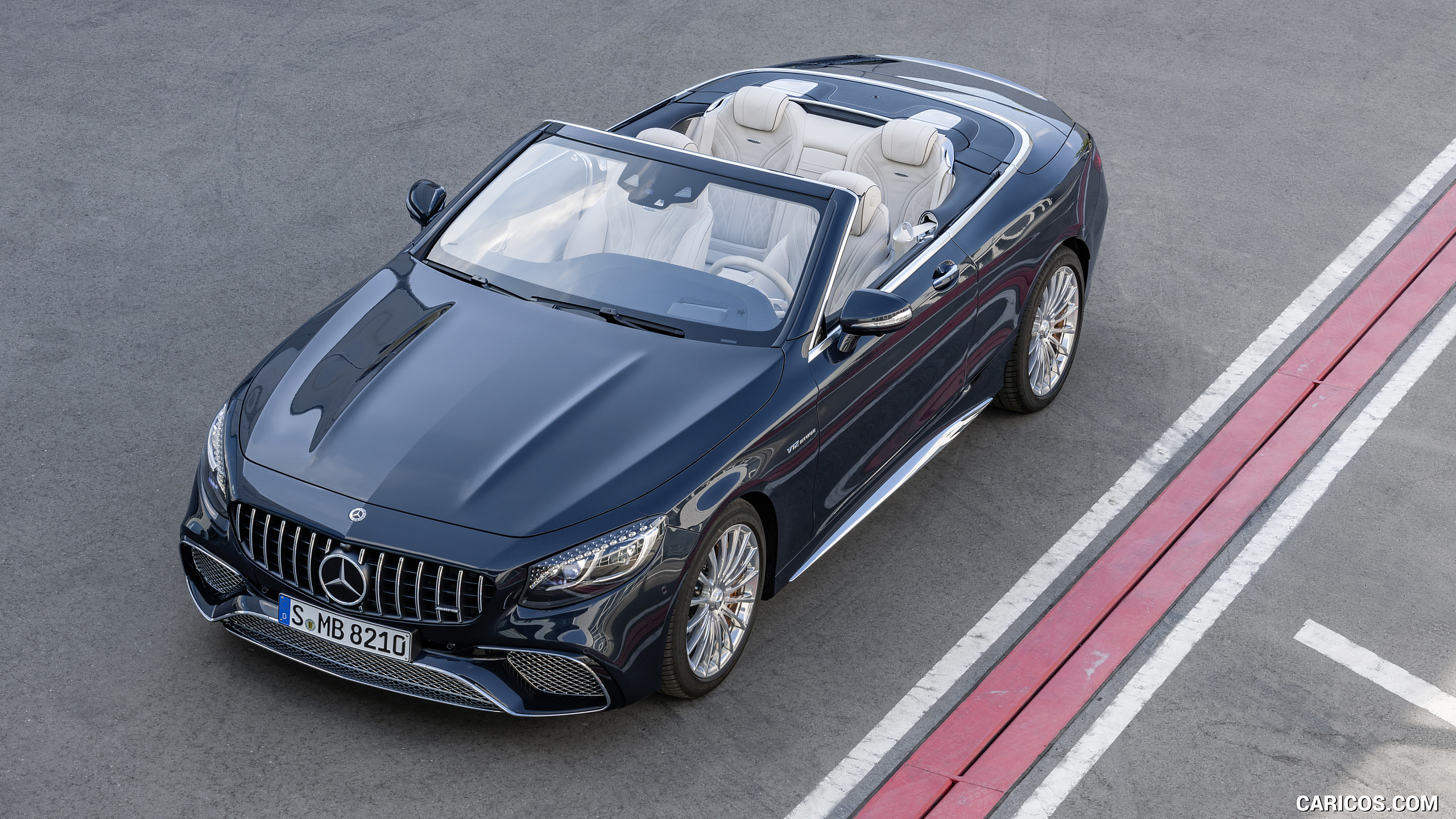 2018 Mercedes-AMG S65 Cabriolet (Color: Anthracite Blue Metallic) - Top, #12 of 29