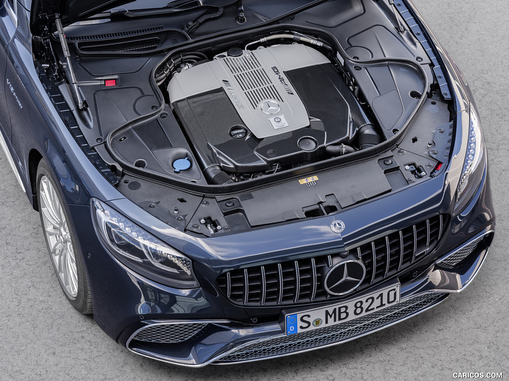 2018 Mercedes-AMG S65 Cabriolet (Color: Anthracite Blue Metallic) - Engine