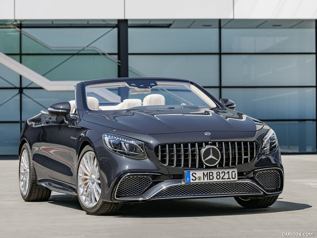 2018 Mercedes-AMG S65 Cabriolet (Color: Anthracite Blue Metallic) - Front