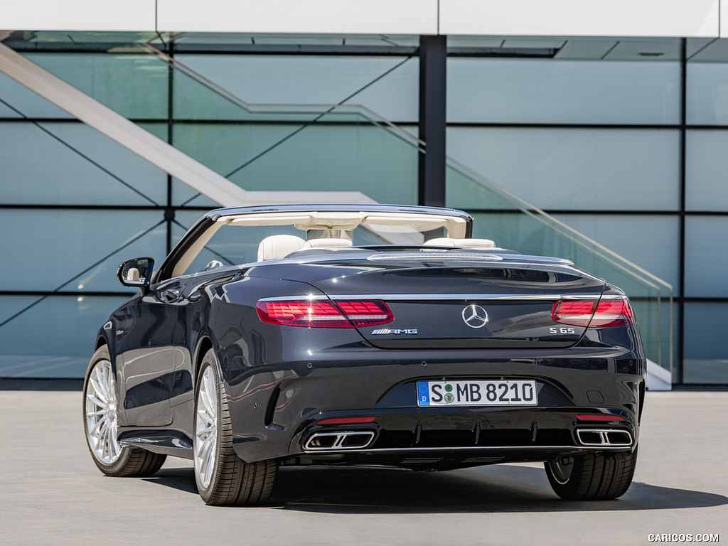 2018 Mercedes-AMG S65 Cabriolet (Color: Anthracite Blue Metallic) - Rear