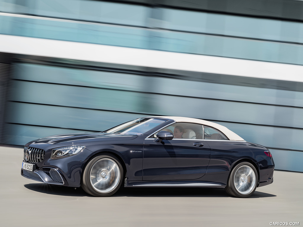 2018 Mercedes-AMG S65 Cabriolet (Color: Anthracite Blue Metallic) - Side