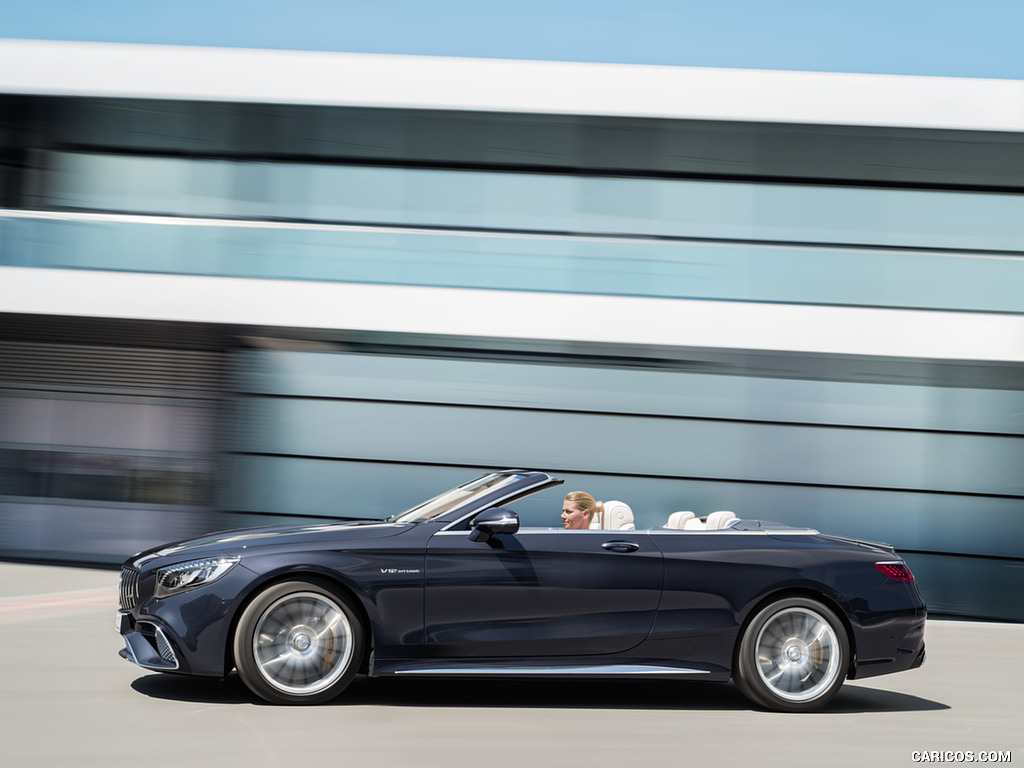 2018 Mercedes-AMG S65 Cabriolet (Color: Anthracite Blue Metallic) - Side