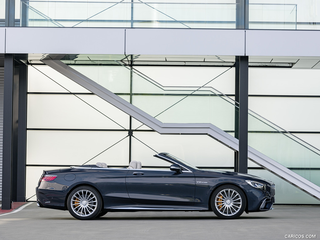 2018 Mercedes-AMG S65 Cabriolet (Color: Anthracite Blue Metallic) - Side