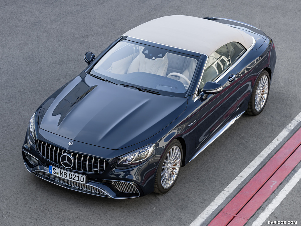 2018 Mercedes-AMG S65 Cabriolet (Color: Anthracite Blue Metallic) - Top