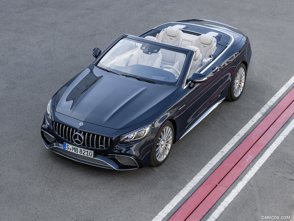 2018 Mercedes-AMG S65 Cabriolet (Color: Anthracite Blue Metallic) - Top