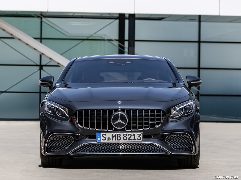 2018 Mercedes-AMG S65 Coupe (Color: Anthracite Blue Metallic) - Front