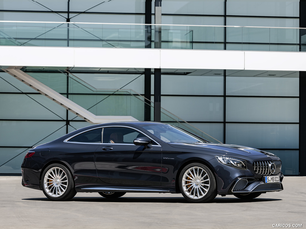 2018 Mercedes-AMG S65 Coupe (Color: Anthracite Blue Metallic) - Front Three-Quarter