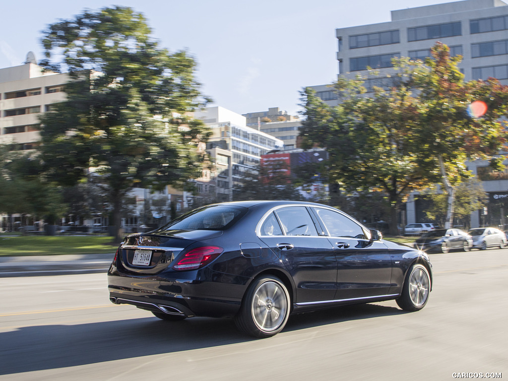 2018 Mercedes-Benz C350e Plug-in-Hybrid (US-Spec) - Rear Three-Quarter