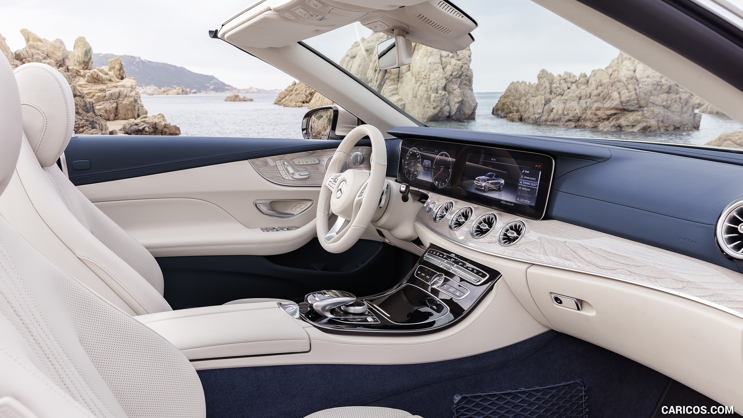 2018 Mercedes-Benz E-Class Cabrio - Yacht Blue / Macchiato Beige Interior, #39 of 158