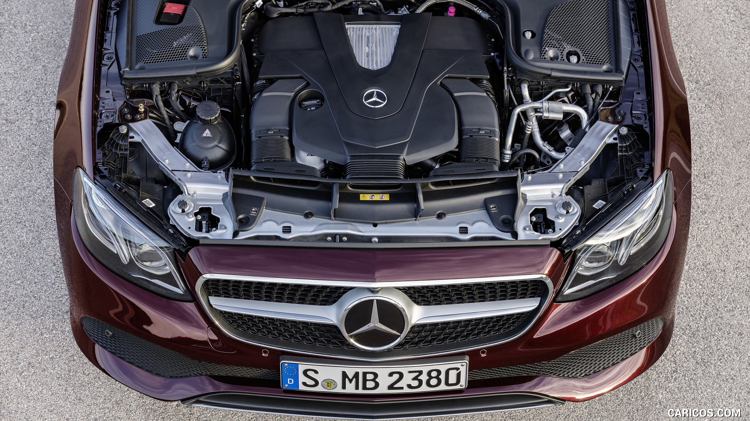 2018 Mercedes-Benz E-Class Cabrio 25th Anniversary Edtion (Color: Rubellite Red Metallic) - Engine, #66 of 158