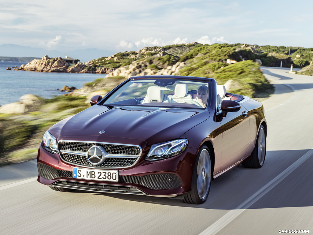 2018 Mercedes-Benz E-Class Cabrio 25th Anniversary Edtion (Color: Rubellite Red Metallic) - Front