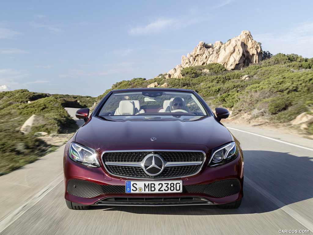 2018 Mercedes-Benz E-Class Cabrio 25th Anniversary Edtion (Color: Rubellite Red Metallic) - Front