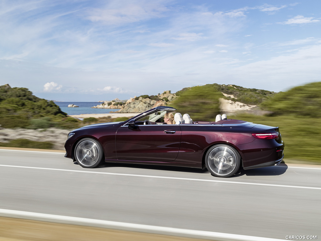 2018 Mercedes-Benz E-Class Cabrio 25th Anniversary Edtion (Color: Rubellite Red Metallic) - Side