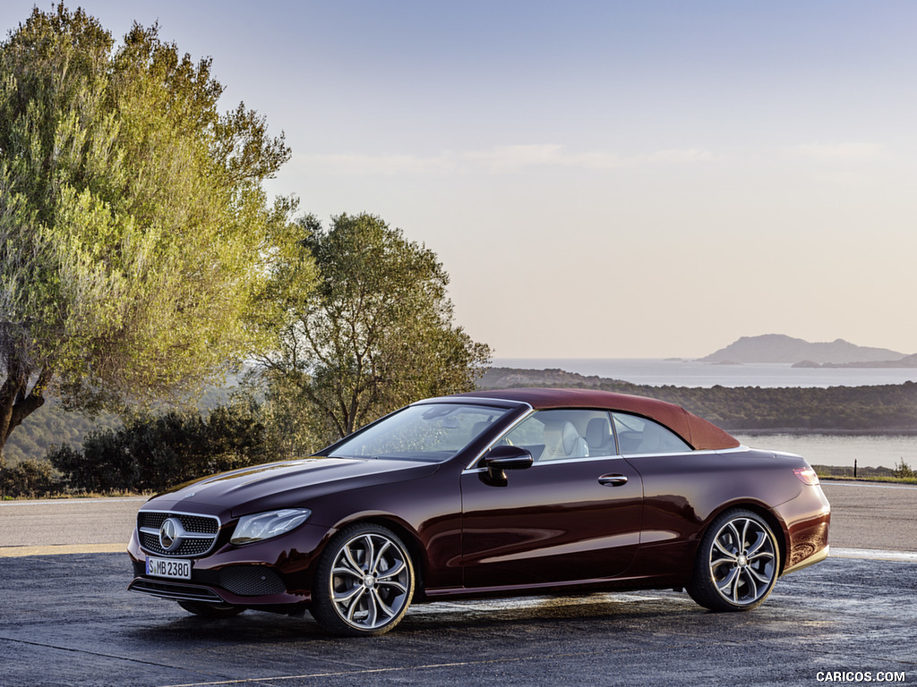 2018 Mercedes-Benz E-Class Cabrio 25th Anniversary Edtion (Color: Rubellite Red Metallic) - Side