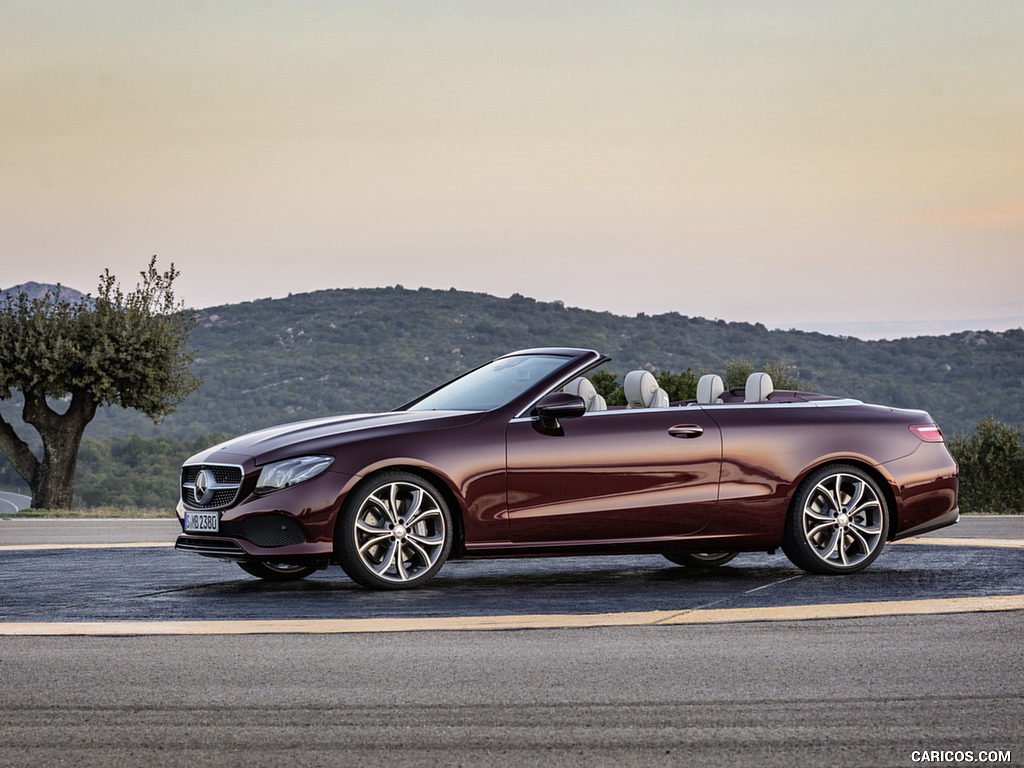 2018 Mercedes-Benz E-Class Cabrio 25th Anniversary Edtion (Color: Rubellite Red Metallic) - Side