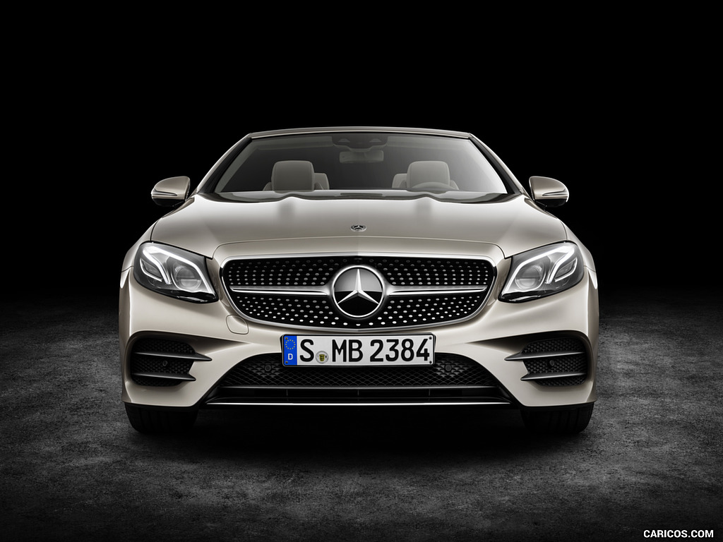 2018 Mercedes-Benz E-Class Cabrio AMG Line (Color: Aragonite Silver) - Front