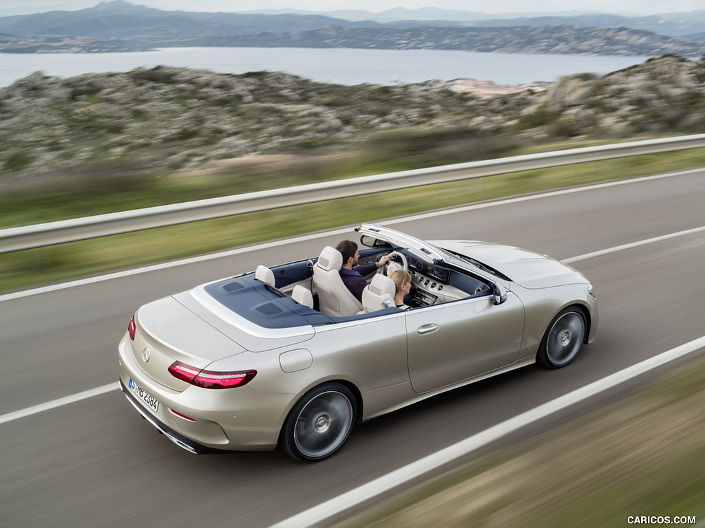 2018 Mercedes-Benz E-Class Cabrio AMG Line (Color: Aragonite Silver) - Top