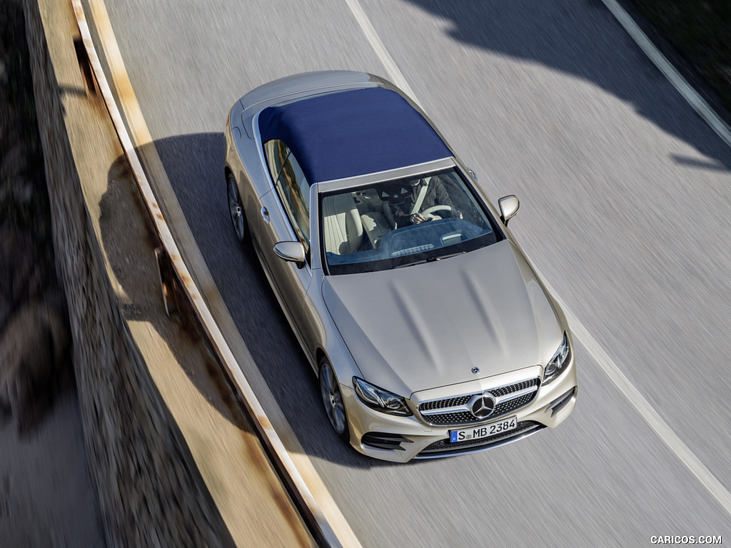 2018 Mercedes-Benz E-Class Cabrio AMG Line (Color: Aragonite Silver) - Top