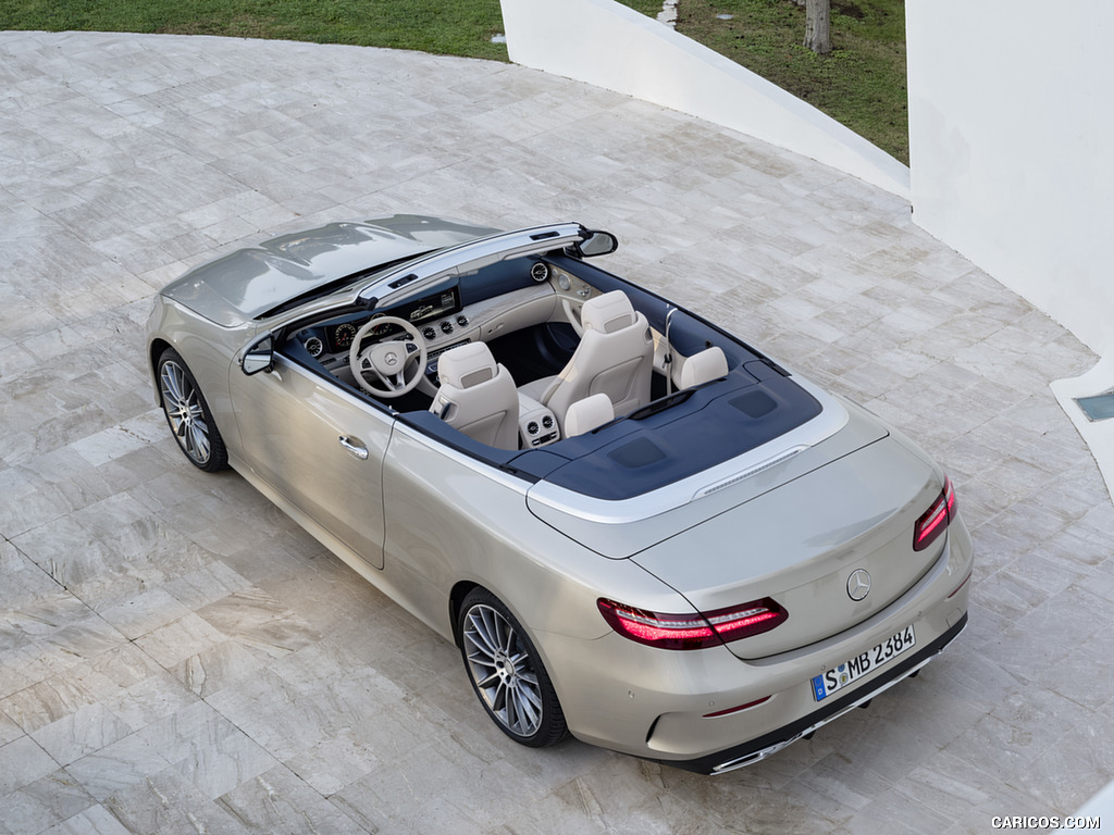 2018 Mercedes-Benz E-Class Cabrio AMG Line (Color: Aragonite Silver) - Top