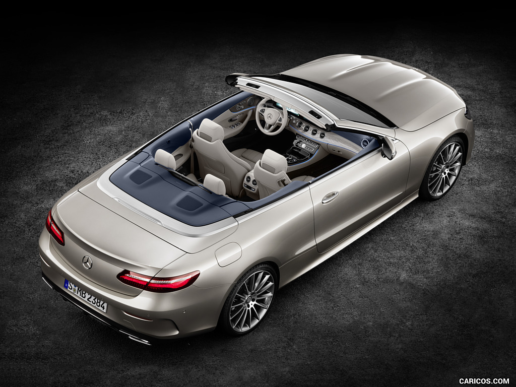 2018 Mercedes-Benz E-Class Cabrio AMG Line (Color: Aragonite Silver) - Top