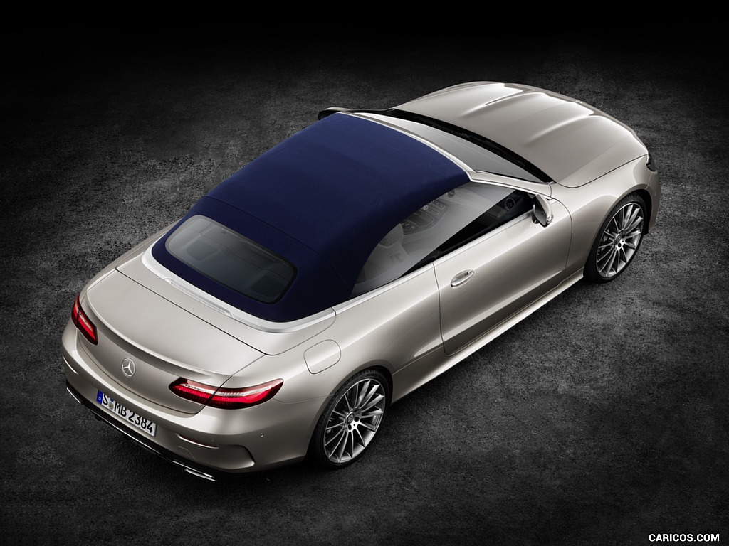 2018 Mercedes-Benz E-Class Cabrio AMG Line (Color: Aragonite Silver) - Top