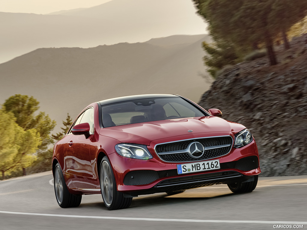 2018 Mercedes-Benz E-Class Coupe (Color: Designo Hyacinth Red Metallic Avantgarde) - Front