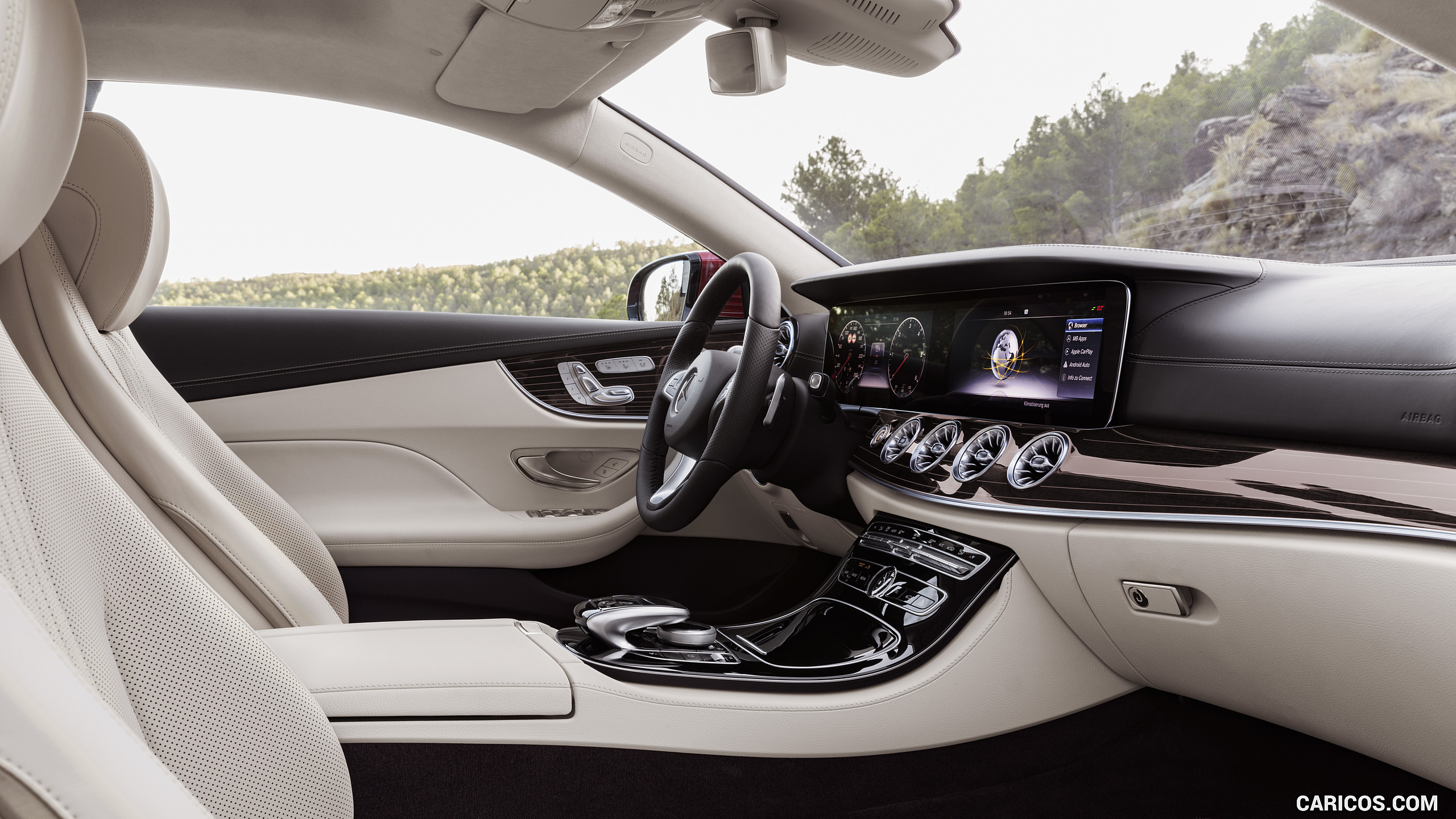 2018 Mercedes-Benz E-Class Coupe - Macchiato Beige / Espresso Brown Leather Interior, Seats, #13 of 365