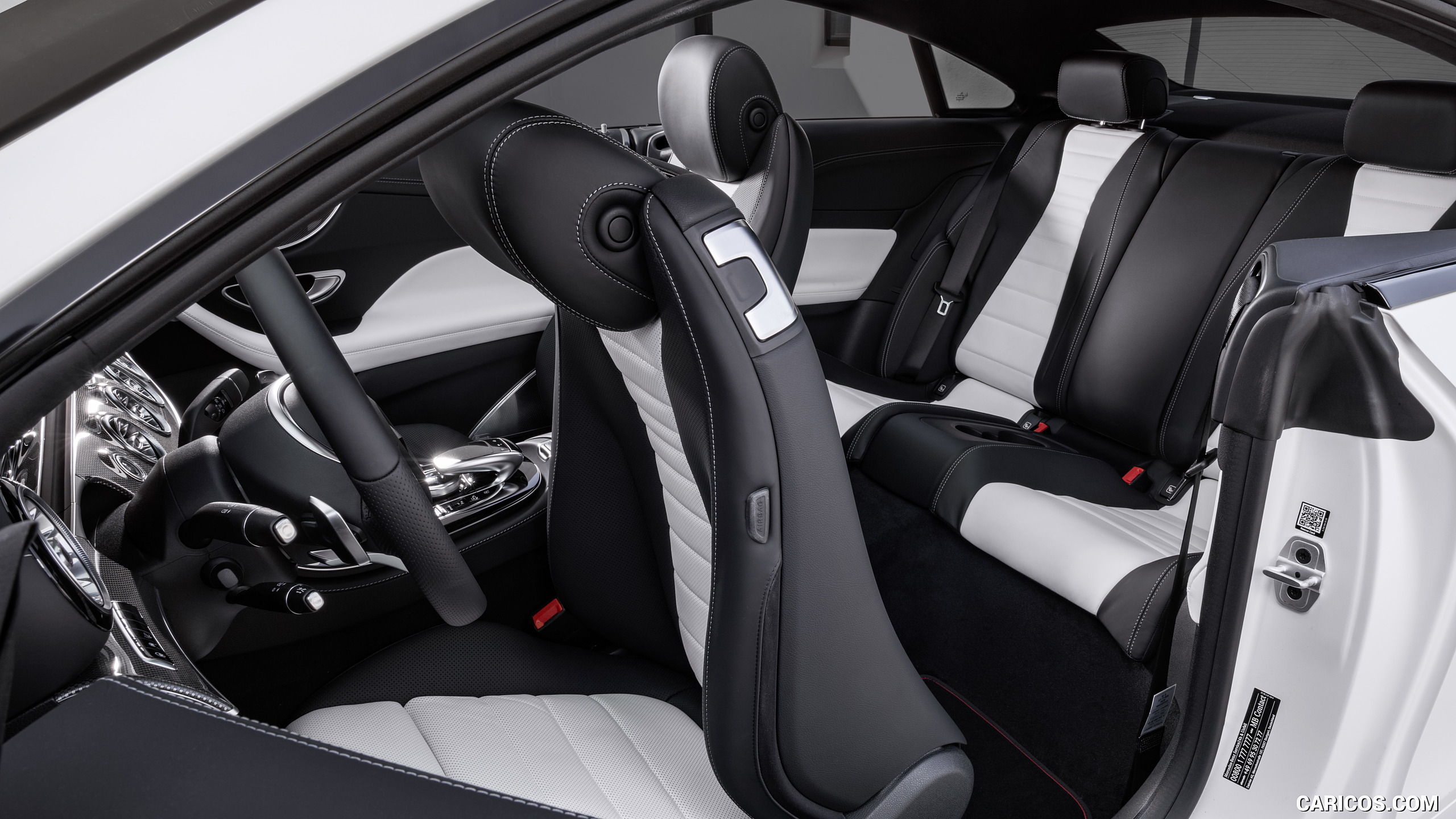 2018 Mercedes-Benz E-Class Coupe - Nappa White / Black Leather Interior, Seats, #52 of 365