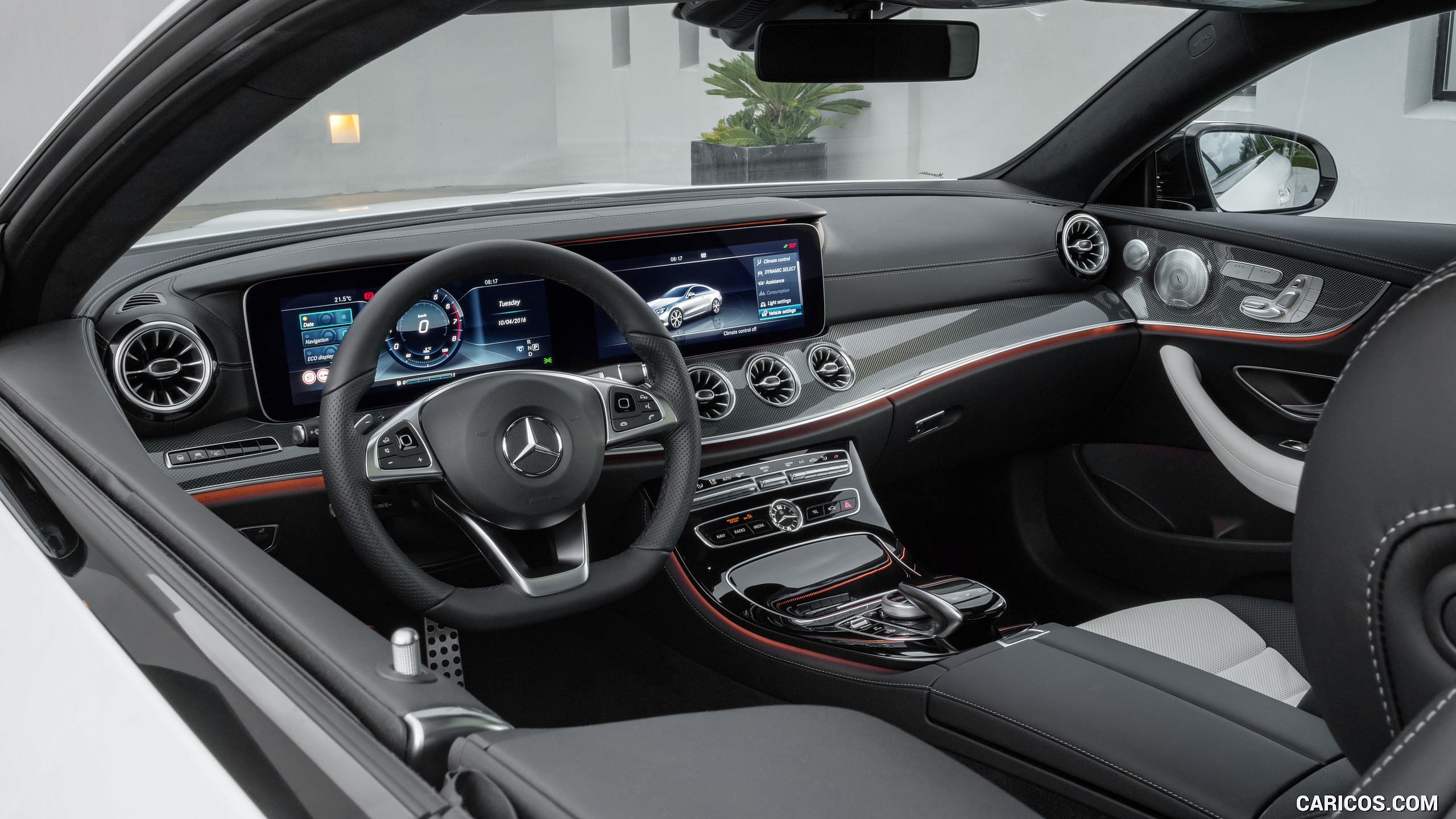 2018 Mercedes-Benz E-Class Coupe - Nappa White / Black Leather Interior, #50 of 365