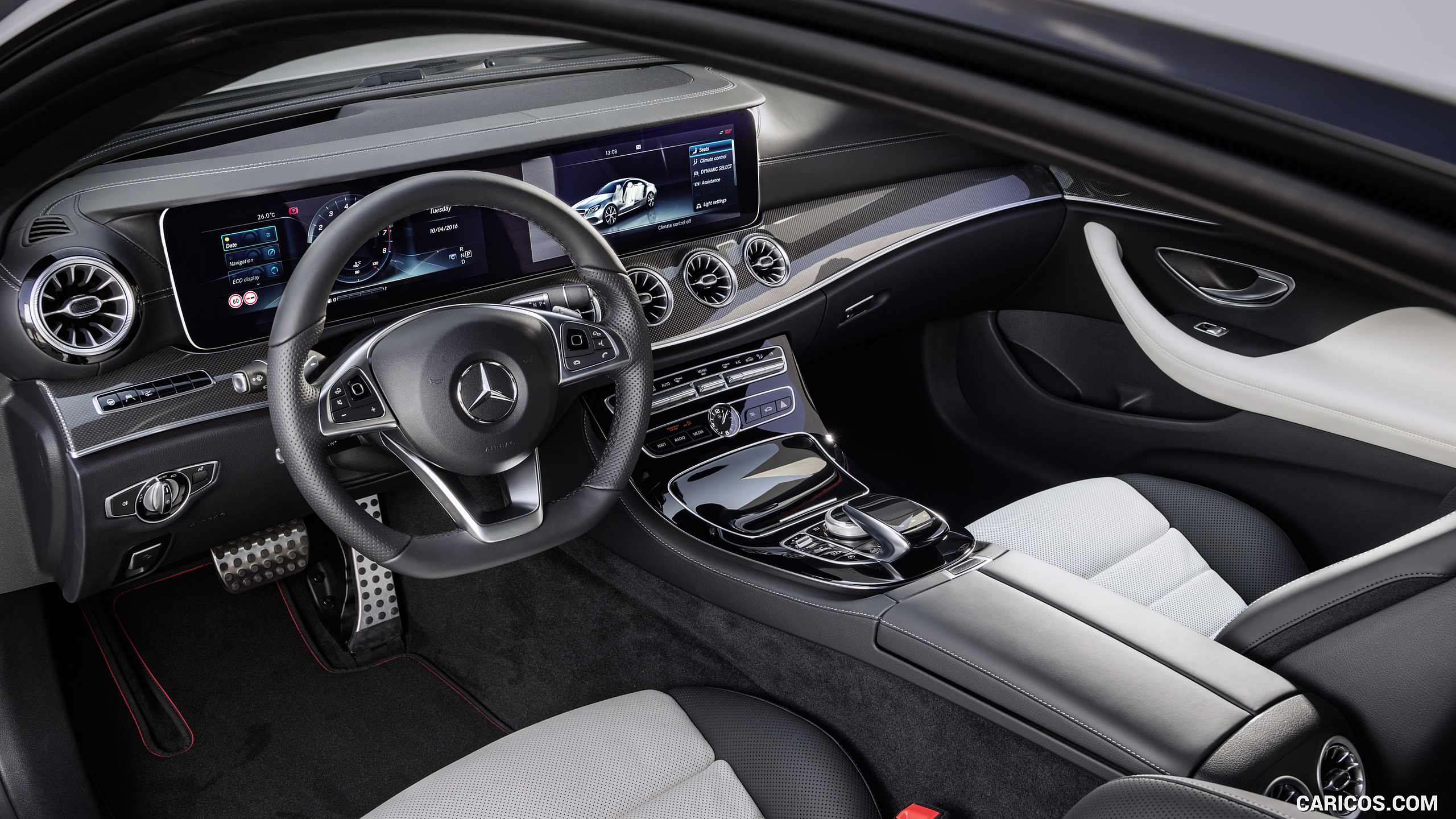 2018 Mercedes-Benz E-Class Coupe - Nappa White / Black Leather Interior, #51 of 365