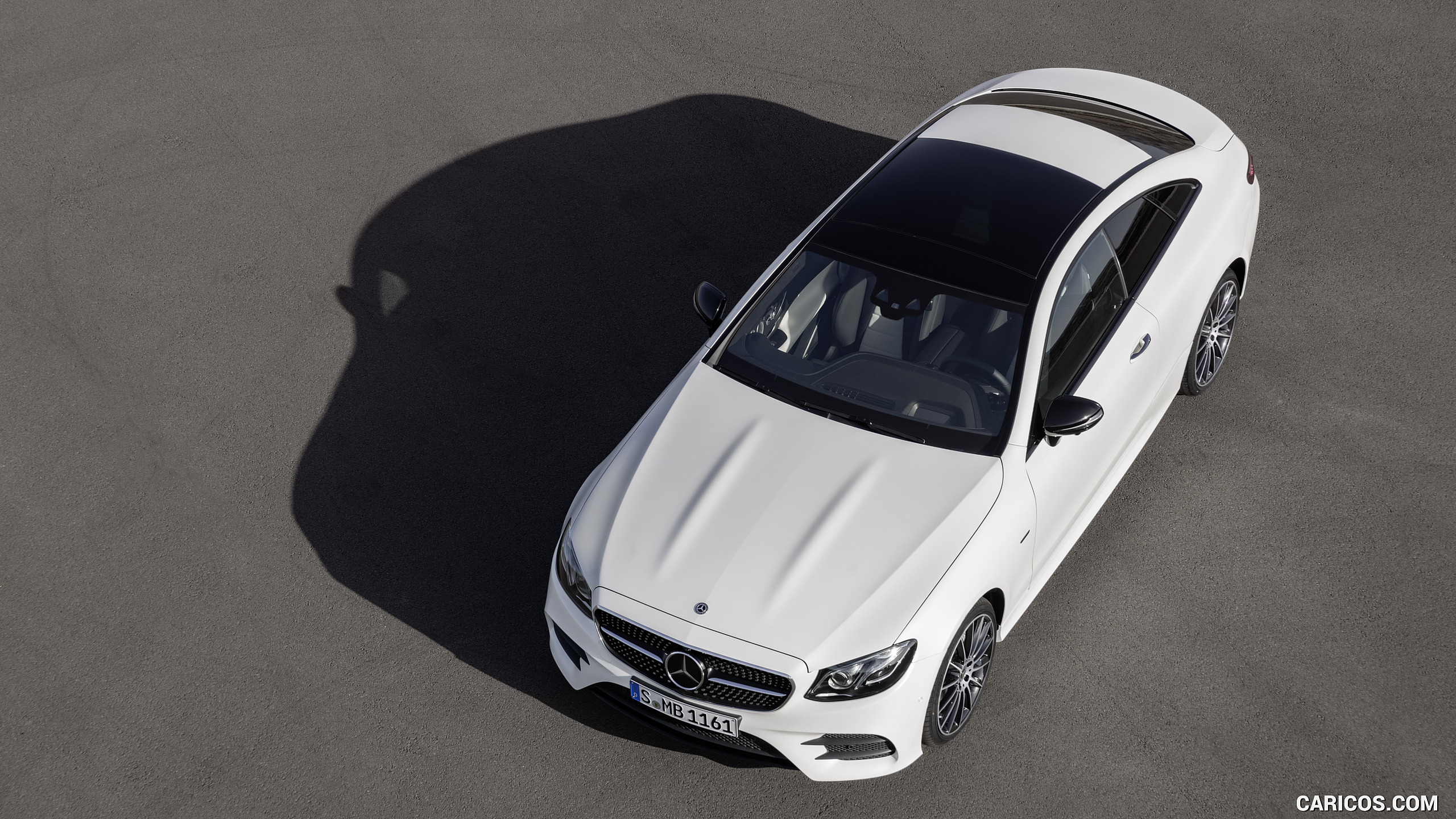 2018 Mercedes-Benz E-Class Coupe Edition 1 AMG Line Night Package (Color: Designo Kashmir White Magno) - Top, #47 of 365