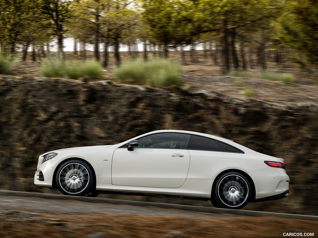 2018 Mercedes-Benz E-Class Coupe Edition 1 AMG Line Night Package (Color: Designo Kashmir White Magno) - Side