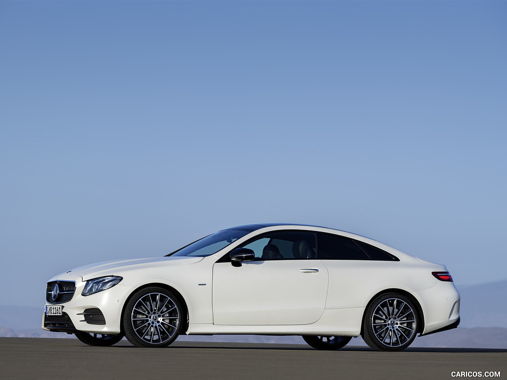 2018 Mercedes-Benz E-Class Coupe Edition 1 AMG Line Night Package (Color: Designo Kashmir White Magno) - Side