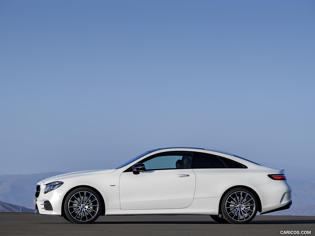 2018 Mercedes-Benz E-Class Coupe Edition 1 AMG Line Night Package (Color: Designo Kashmir White Magno) - Side