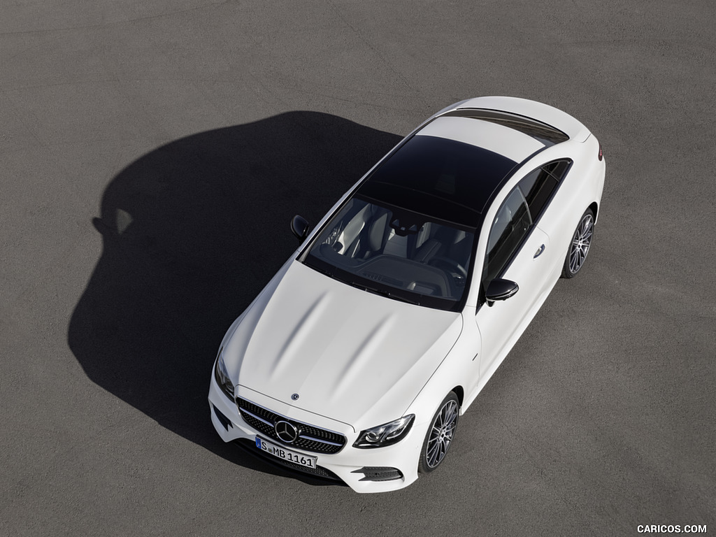 2018 Mercedes-Benz E-Class Coupe Edition 1 AMG Line Night Package (Color: Designo Kashmir White Magno) - Top