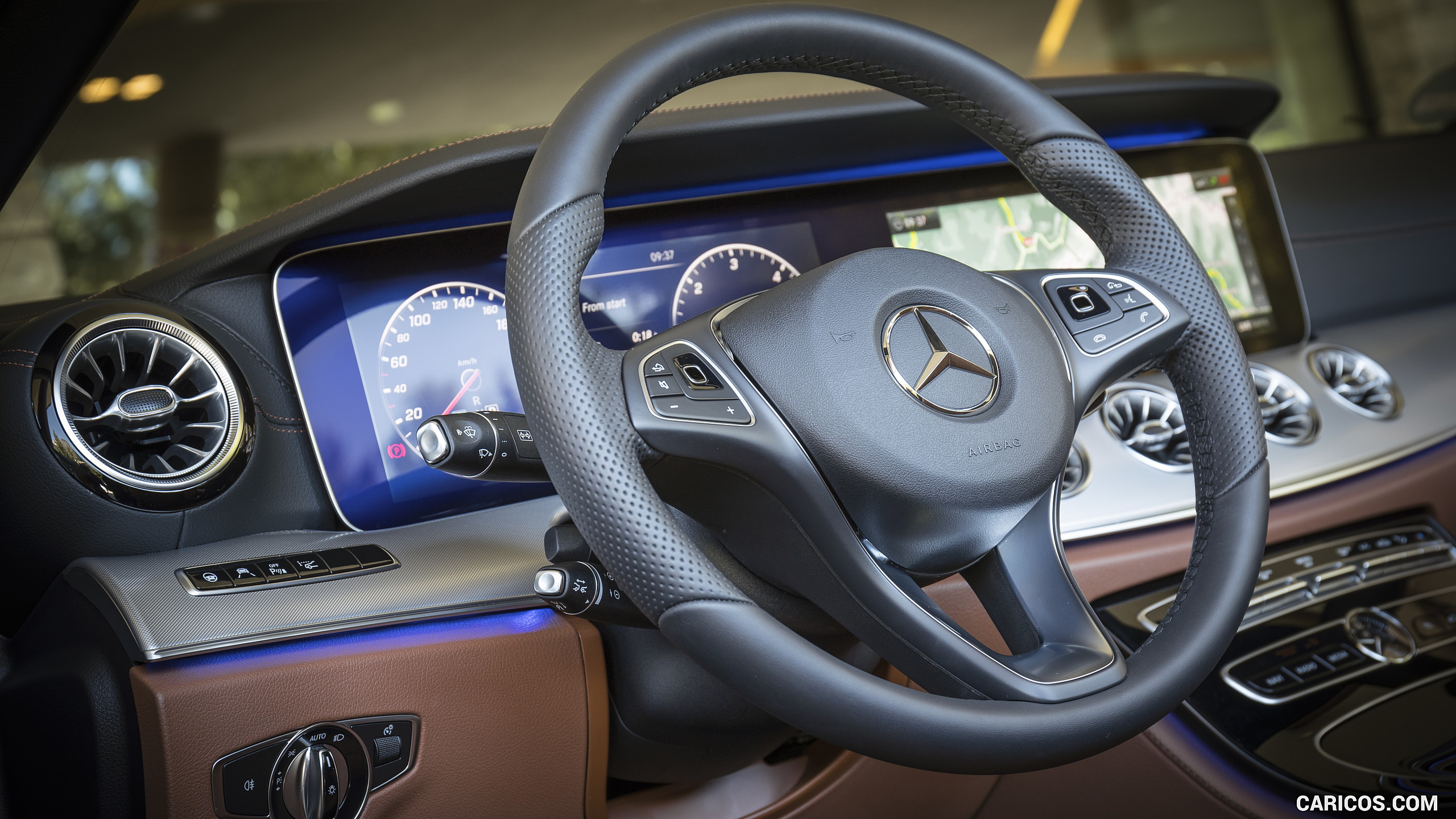 2018 Mercedes-Benz E-Class E220d Cabrio - Interior, Steering Wheel, #150 of 158
