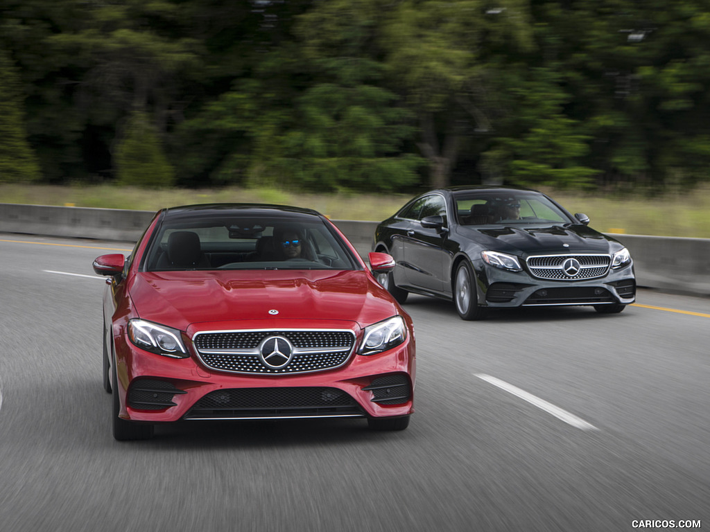 2018 Mercedes-Benz E-Class E400 4MATIC Coupe (US-Spec) - Front