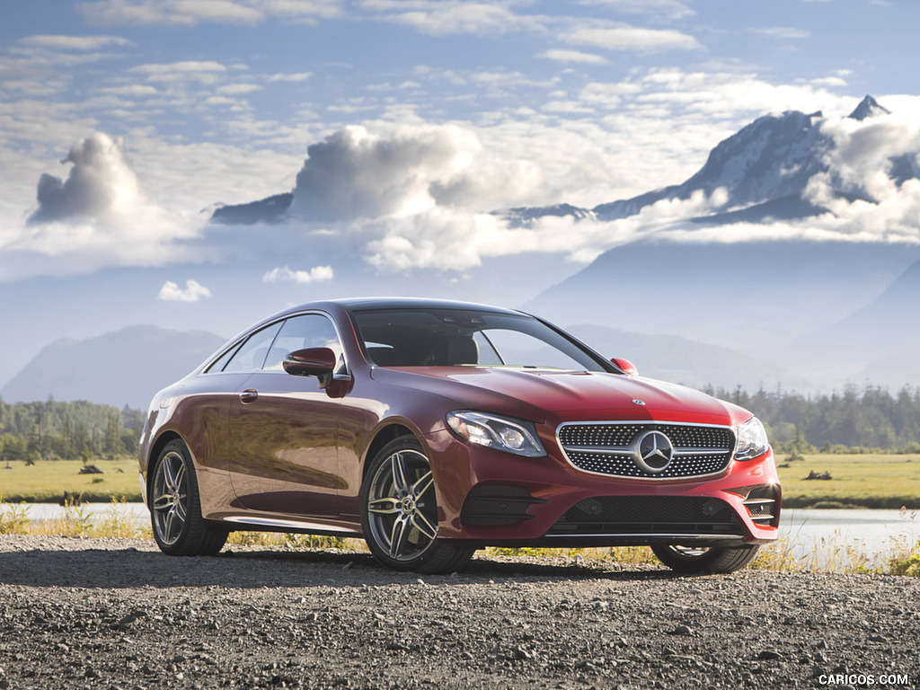 2018 Mercedes-Benz E-Class E400 4MATIC Coupe (US-Spec) - Front