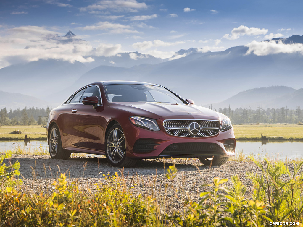 2018 Mercedes-Benz E-Class E400 4MATIC Coupe (US-Spec) - Front