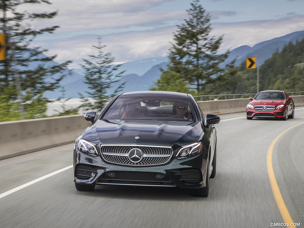 2018 Mercedes-Benz E-Class E400 4MATIC Coupe (US-Spec) - Front