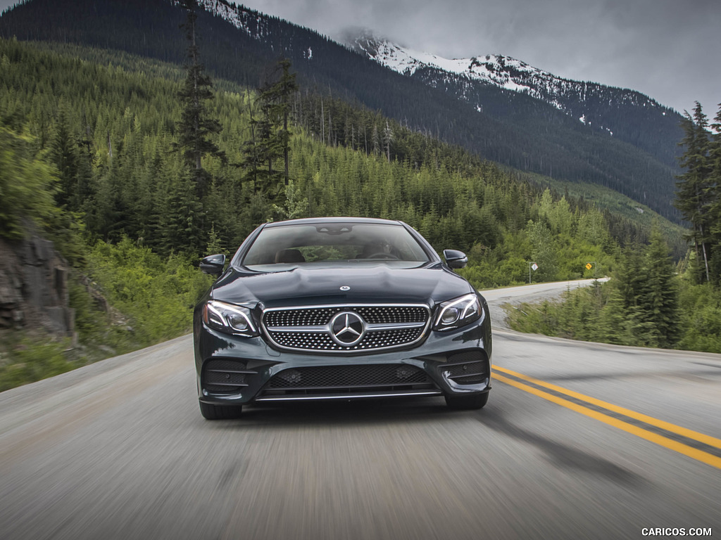 2018 Mercedes-Benz E-Class E400 4MATIC Coupe (US-Spec) - Front