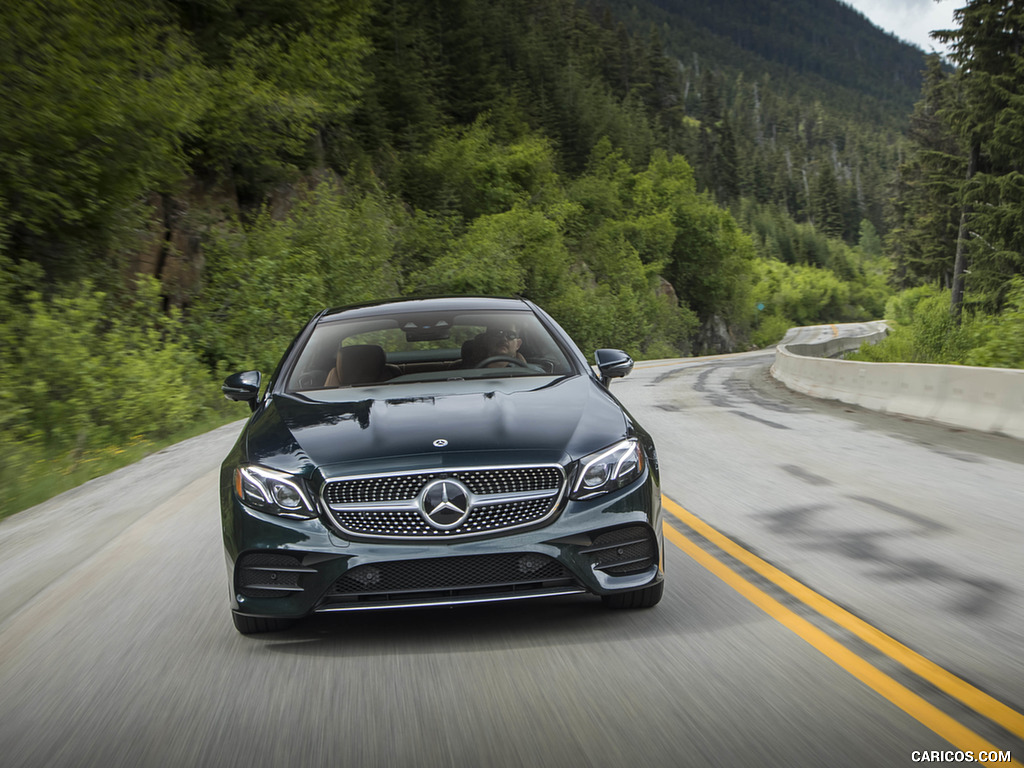 2018 Mercedes-Benz E-Class E400 4MATIC Coupe (US-Spec) - Front