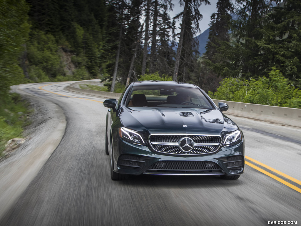 2018 Mercedes-Benz E-Class E400 4MATIC Coupe (US-Spec) - Front