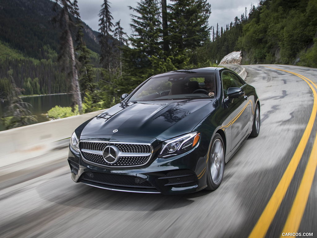 2018 Mercedes-Benz E-Class E400 4MATIC Coupe (US-Spec) - Front