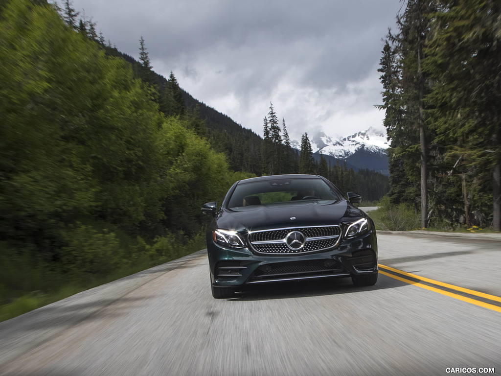 2018 Mercedes-Benz E-Class E400 4MATIC Coupe (US-Spec) - Front