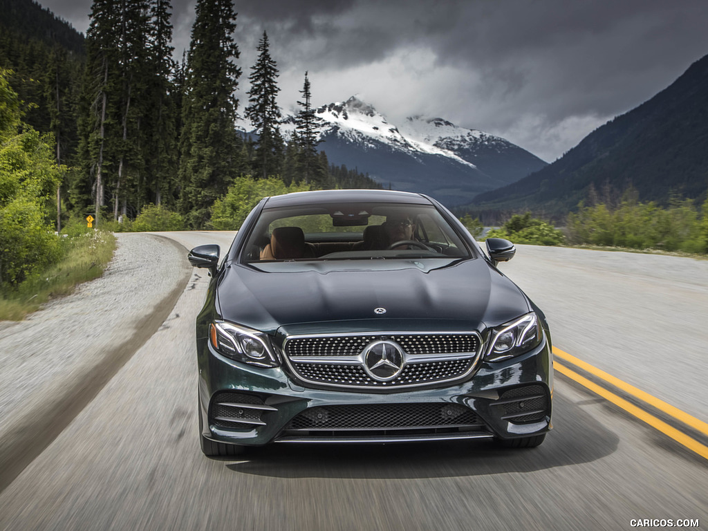 2018 Mercedes-Benz E-Class E400 4MATIC Coupe (US-Spec) - Front